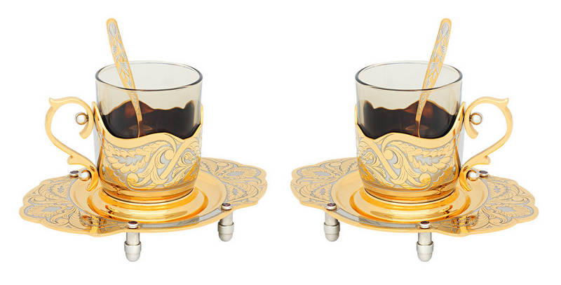 Набор кофейный "Чародейка" (пара в пенале)