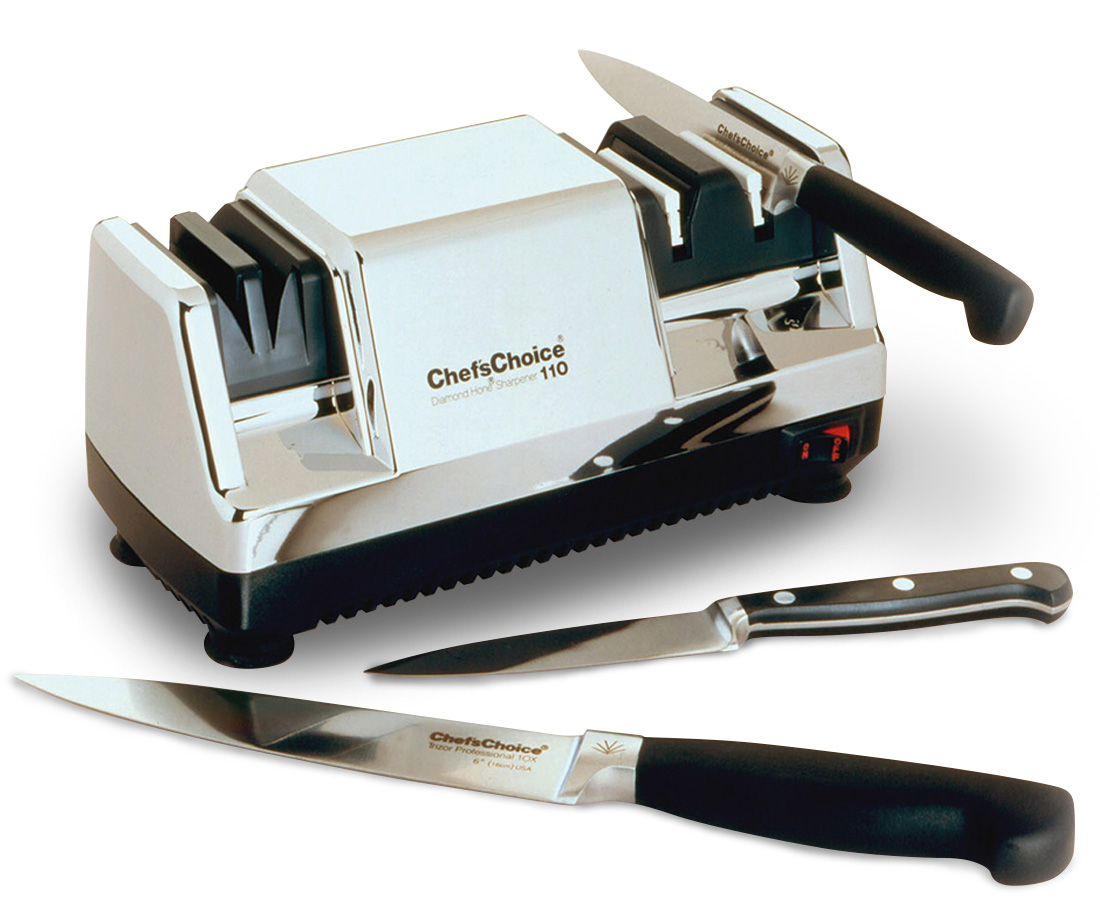 Станок электр. Choice д/заточки ножей (3-х эт., алмаз., хром)